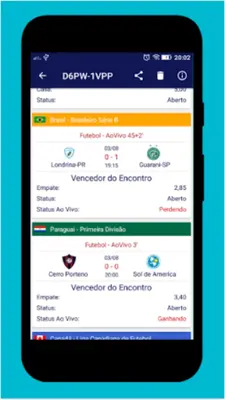 Central das Apostas android App screenshot 2